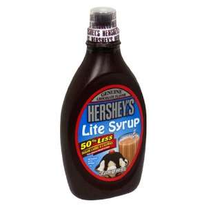 Hersheys Light Chocolate Syrup, 18.5 oz  Fresh