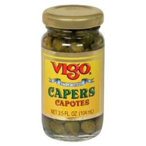 Vigo, Caper, 3.5 OZ (Pack of 12)  Grocery & Gourmet Food