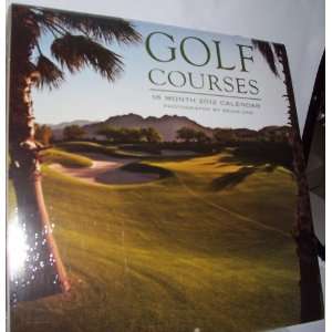  2012 16 Month Wall Calendar   Golf Courses Everything 