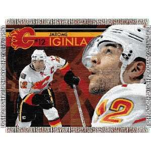 Calgary Flames Ice Advantage Blanket/Throw   48x60