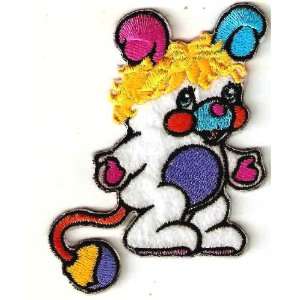 Popples white colorful Teddy Bears Embroidered Iron On / Sew On Patch 