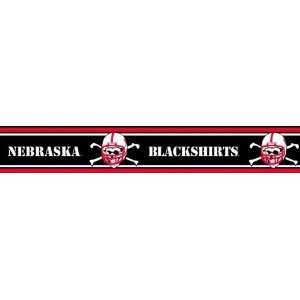   BLSH Nebraska Huskers Peel N Stick Border   Blackshirts Toys & Games