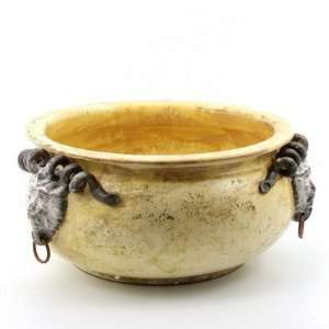  SCAVO SABBIA Round deep bowl/planter [#D339/C SAB]