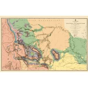  YELLOWSTONE & MISSOURI RIVER U.S. WAR DEPARTMENT MAP 1859 