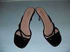 Kim Rogers Size 6.5 M Black Patent Strappy Open Toe Heel Sandal EUC 