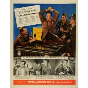  1943 Ad Nehi Corp Royal Crown Cola Comedian Bob Hope 
