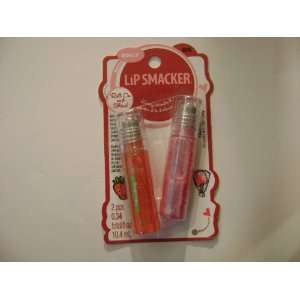  2 LIP SMACKERS ROLLY # 605 COTTON CANDY STRAWBERRY Beauty