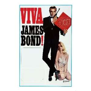  James Bond Movie Poster 2ftx3ft