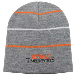 Officially licensed STIHL knit cap. STIHL T IMBERSPORT S embroidered 