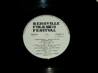   Folk Festival 33 rpm Lp Record Flaco Jimenez Ray Wiley Hubbard  