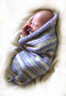 HARRY POTTER baby COCOON   hand knit, hand dyed wool, very rare FREE 