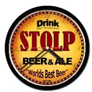  STOLP beer and ale cerveza wall clock 