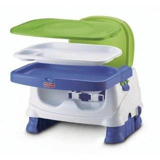  Fisher Price Healthy Care Deluxe Booster Seat, Blue/Green 
