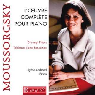    Moussorgsky  lOeuvre complète pour piano Sylvie Carbonel