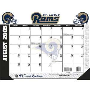  St. Louis Rams 2006 Academic Desk Calendar 22x17 Sports 