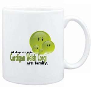  Mug White FAMILY DOG Cardigan Welsh Corgi Dogs