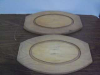 PR OF FAJITA / STEAK PLATES   MADE BY WEST WOOD PRODUCTS  