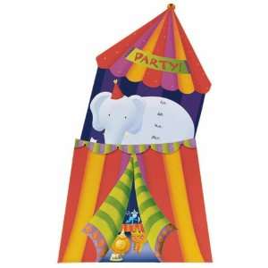  Lets Party By Amscan Jumbo Carnival Invitations 