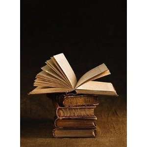  Stack of Antique Books   Peel and Stick Wall Decal by 