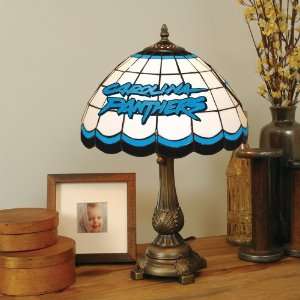   Carolina Panthers Football Logo Tiffany Style Table Lamp Home