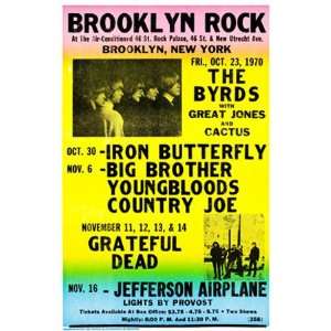  Brooklyn Rock Concert Poster