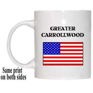  US Flag   Greater Carrollwood, Florida (FL) Mug 