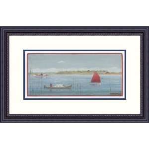  Bateaux IV by Dominique Perotin   Framed Artwork