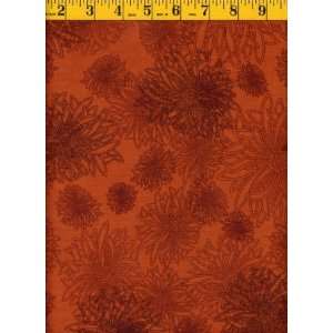    Quilting Fabric Floral Elements, Rust Arts, Crafts & Sewing