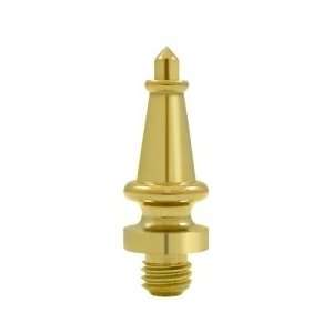  Steeple Tip Standard Solid Brass Finial in PVD (Set of 10 