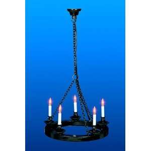  Heidi Ott 5 Candle Cartwheel Tudor Lamp   YL6075 Toys 