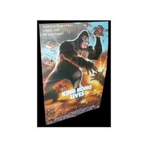  King Kong Lives Folded Movie Poster 1986 