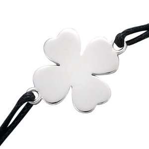   Leaf Clover 12 to 20 cm   fully adjustable   String / Rope Bracelet