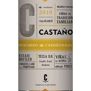  Castano Yecla Chardonnay Macabeo 2010 750ML Grocery 