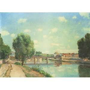    Pissarro Camille The Railway Bridge at Pontoise 1873