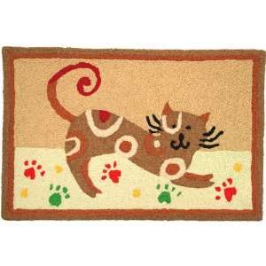  Jellybean Area Accent Rug Spotted Cat