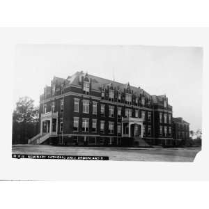  early 1900s photo Marist Seminary, Catholic Univ 