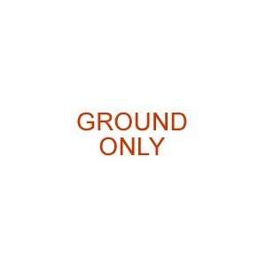    GROUND ONLY Rubber Stamp for Mail Use self ink
