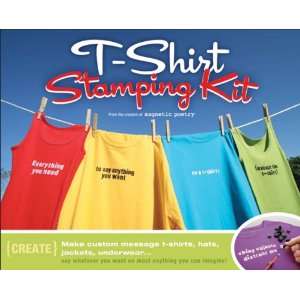    Magnetic Poetry T Shirt Stamping Kit Arts, Crafts & Sewing