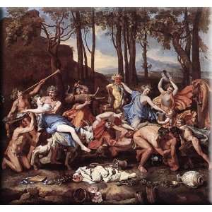   Neptune 16x15 Streched Canvas Art by Poussin, Nicolas