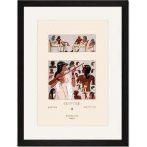   Print 17x23, Egyptian Headdresses and Hairstyles