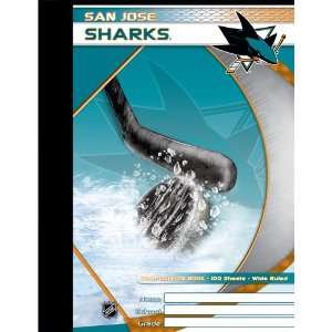 San Jose Sharks NHL Composition Book 