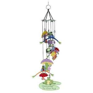  Care & Wonder Vibrant Chimes Frogs Patio, Lawn & Garden