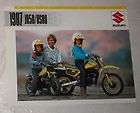 1987 SUZUKI JR50/DS8 MOTORCYCLE DEALER BROCHURE CATALOG