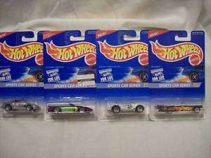 Hot Wheels Sports Car Series Complete Set of 4  