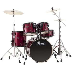 Pearl Vision VX805/B91 Drum Kit, Red Wine (Cymbals Not 