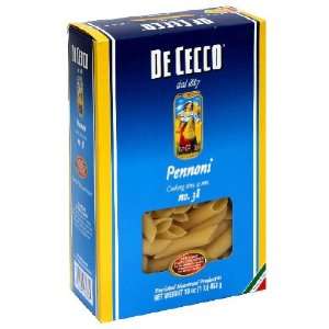  De Cecco, Pasta Pennoni, 16 OZ (Pack of 20) Health 