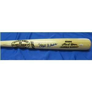  Signed Hank Aaron Bat   Louisville Slugger Sports 