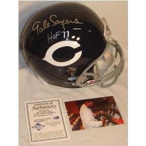  Signed Gale Sayers Helmet   Full Size