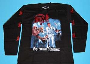 Death   Spiritual Healing T shirt Long Sleeve size L NEW  
