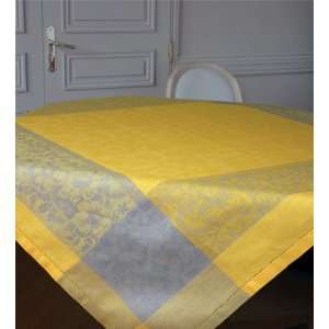 Linen Cotton Tablecloth 60 inch square, Hemstitched, Il 